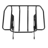 TCMT Vivid Black/Chrome Quick Release Rear Luggage Rack Fit For Harley Touring '14-'25 - TCMT