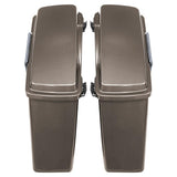 TCMT Vivid Brown Hard Saddlebags Fit For Harley Touring '94-'13 - TCMT
