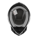 TCMT Youth Kids DOT Motocross Off-Road Helmet Black / White Fireworks - TCMTMOTOR