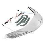 TCMT Windshield Trim & Light Fit For Honda Goldwing GL1800 '01-'17 F6B '13-'17 - TCMT