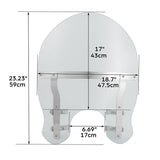 TCMT Windshield Windscreen w/49mm Clamps Fits For Harley Breakout FXSB '13-'17 - TCMT