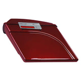 TCMT Wine Red 5" Stretched Hard Saddlebags Fit For Harley Touring '93-'13 - TCMT