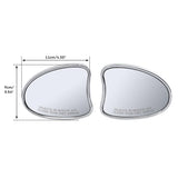 TCMT Zinc Alloy Tapered Fairing Mount Mirrors Fit For Harley Electra Glide Street Glide Ultra Limited Tri Glide 2014-2022 - TCMT